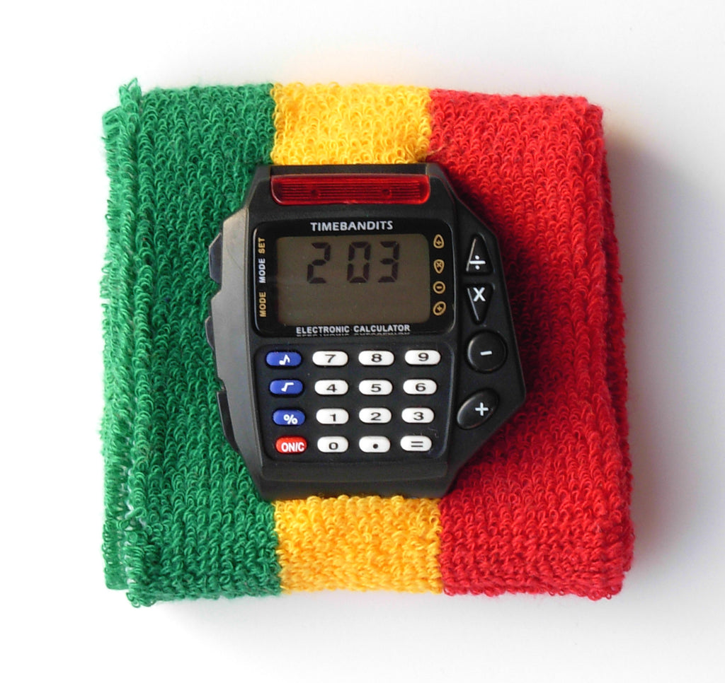 TIMEBANDITS Retro Digital Calculator Watch DCAL19BK