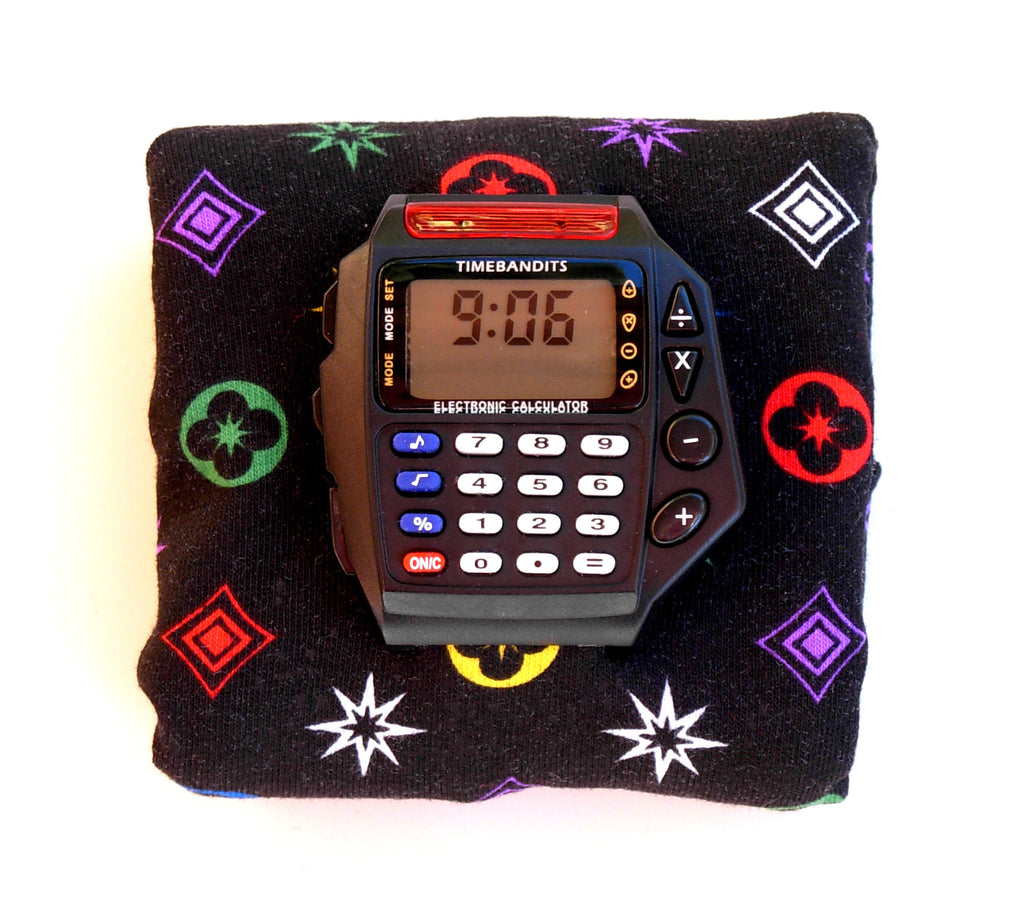 TIMEBANDITS Retro Digital Calculator Watch DCAL42BK
