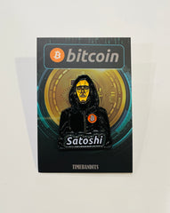 Satoshi Nakamoto "Masked" Enamel Pin