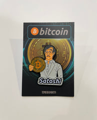 Satoshi Nakamoto "OG" Enamel Pin