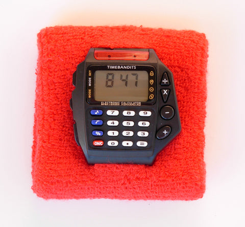 TIMEBANDITS Retro Digital Calculator Watch DCAL06BK