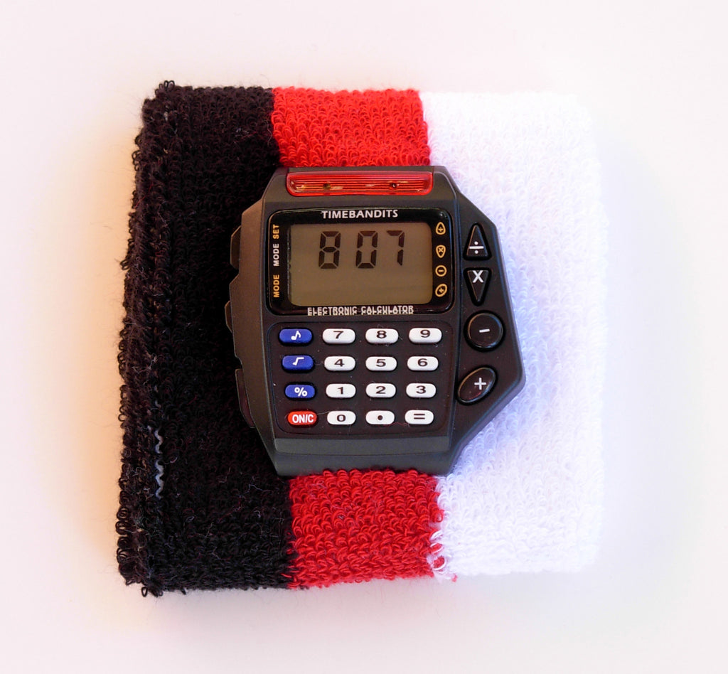 TIMEBANDITS Retro Digital Calculator Watch DCAL16BK
